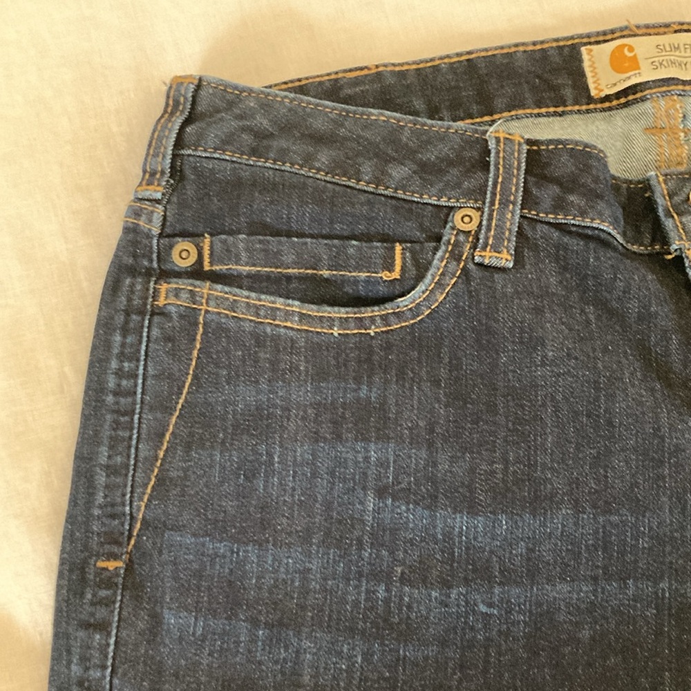 Carhartt slim fit Layton skinny leg midnight sky 12 - Picture 5 of 15